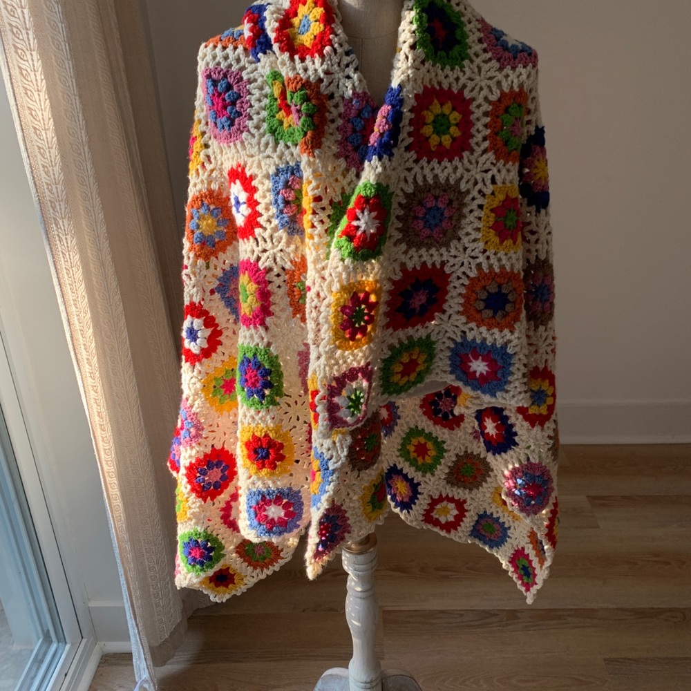 Hand crochet blanket moving sale last one month